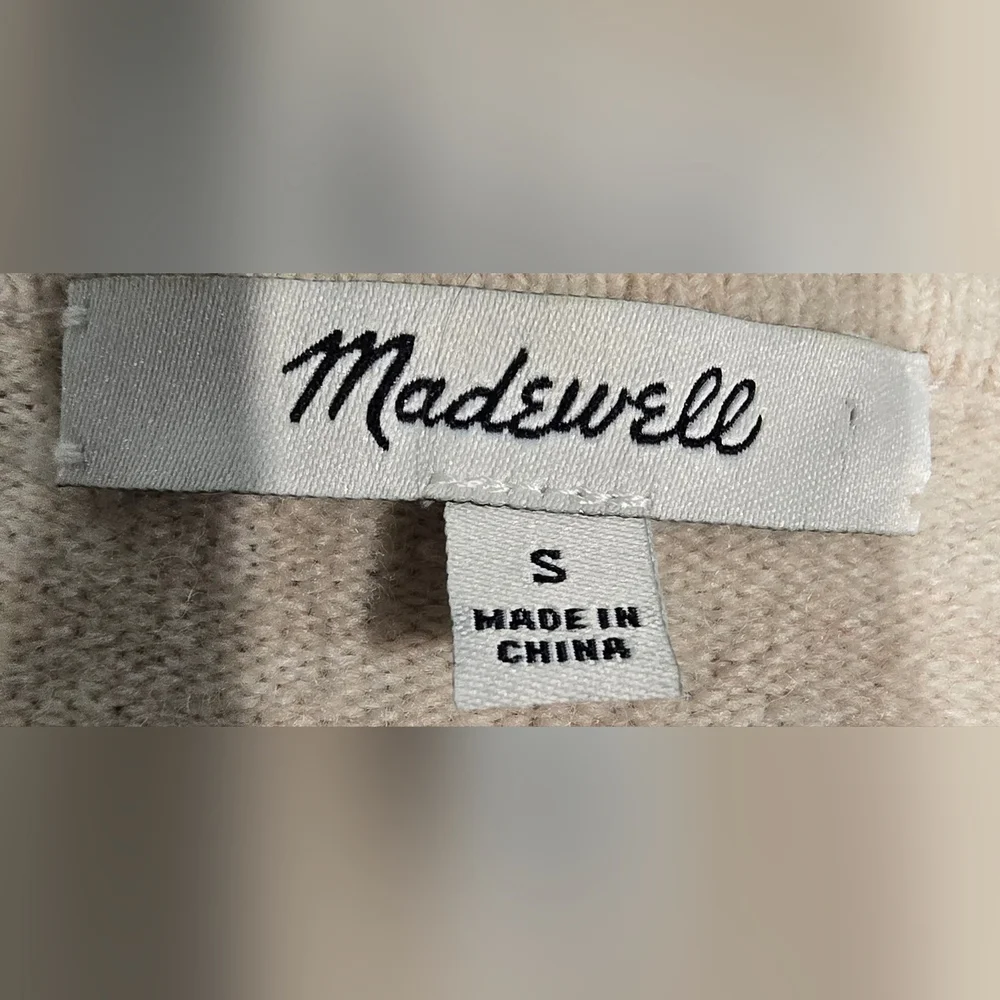 Madewell Kent Striped Cardigan Size Small - Picture 2 of 8